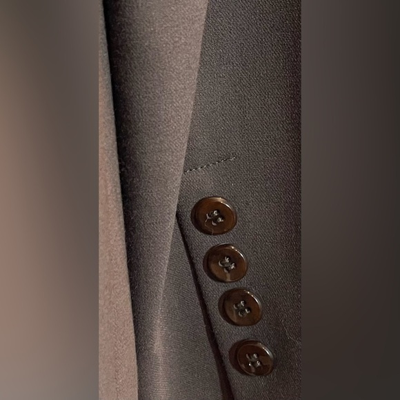 TALBOTS brown ITALIAN WOOL 2-piece suit pants (size 14) & jacket (size 12) - Picture 3 of 12